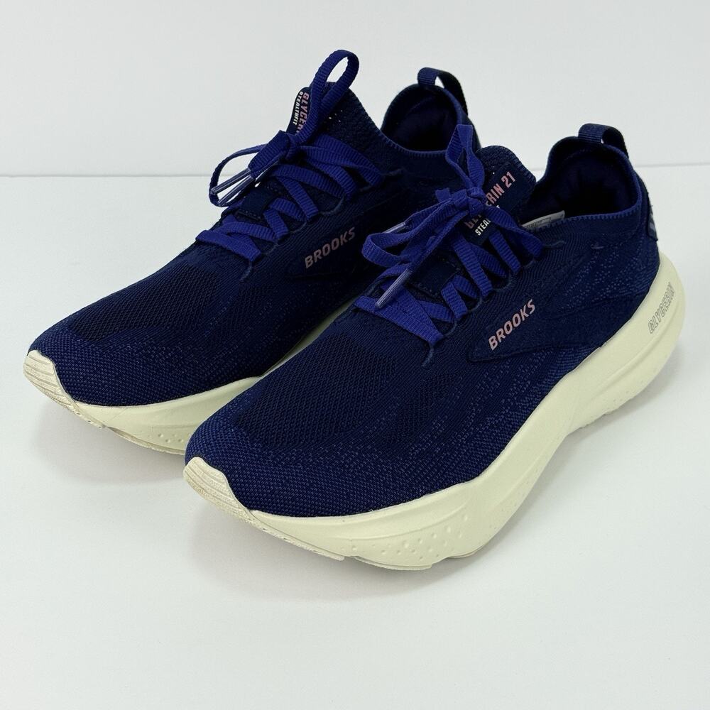 Brooks Glycerin StealthFit 21 Navy Blue Women’s Running Shoes Size 9.5